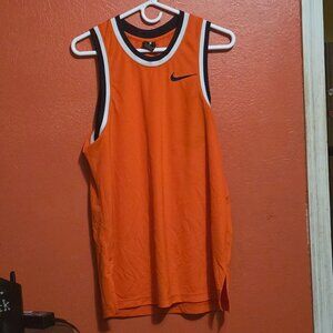 Nike Dri-FIT Men's Orange Athletic Tank Top – Size M